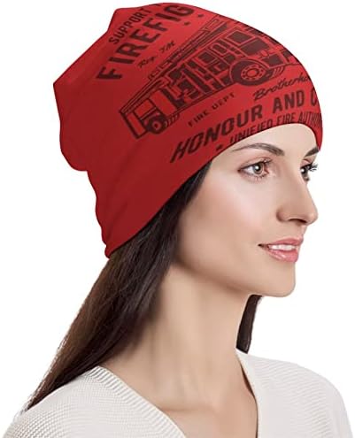 Bombeiros Unissex Beanie Hat Hat Skull Capull Cappul Bap para dormir Casual One Tamanho