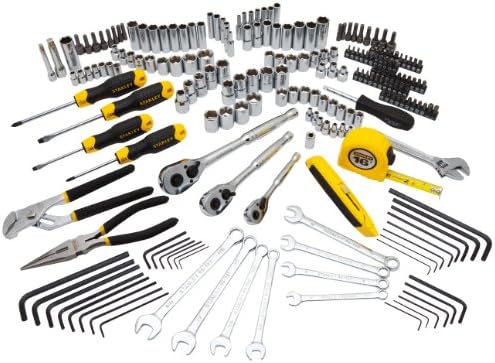 Kit de ferramentas de mecânica Stanley, conjunto misto, 210 peças