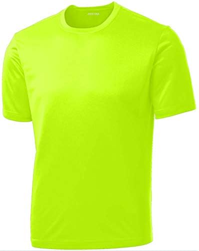 Joe's USA All Sport Neon Color High Visibility T-shirts atléticos em tamanhos XS-4XL