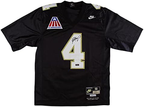 Brett Favre assinou o sul do Mississippi Golden Eagles futebolistas Nike Game Black NCAA Jersey - Jerseys autografados da NFL