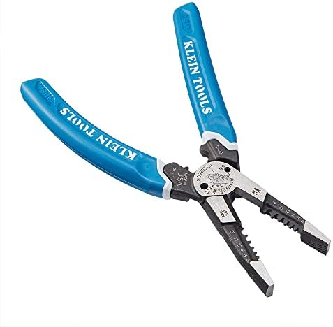 Klein Tools K12065CR Stripper/Cutter/Crimper Tool para cortar, remover, crimpando e torcer