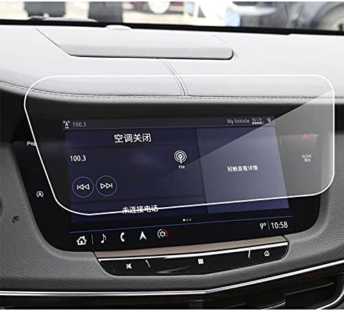 Lyqfff para Cadillac CT6 2019 2020, navegação de carros Tela de vidro temperado filme protetora Radio DVD GPS Screen Screen