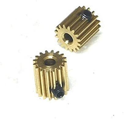 Zhengguifang ZGF-BR 3Pieces pinhões diâmetro de 9 mm de comprimento 10mm 0,5m-16teets Nível de cobre 6 Engrenagens de modelos