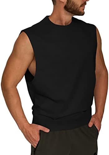 Wihion masculina tanques de tanques masculinos Tees musculares Crewneck camisetas casuais trepadeiras de ginástica