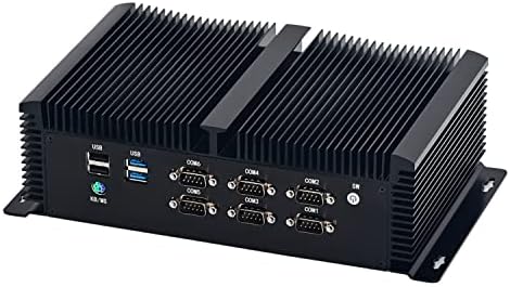 Computador industrial sem fã de Hunsn, IPC, Mini PC, Intel Core i5 10200h, IM11, 6 x com, ps/2, 4 x USB3.0, 4 x USB2.0,