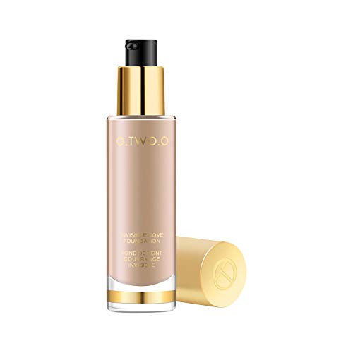 RWRW BB Cream O.TWO.O Counter Gold Liquid Foundation Tampa impecável poros invisíveis Controle de óleo Fundação líquida hidratante