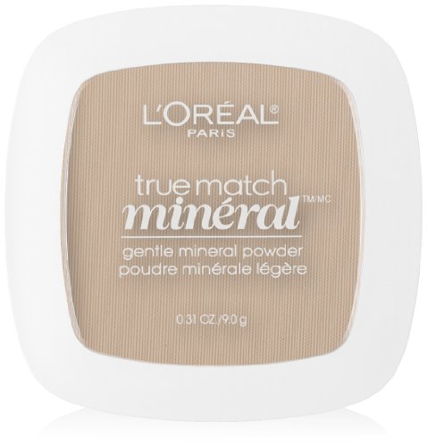 L'Oreal Paris Match True Match Mineral Pressed Powder, Ivory macio, 0,31 onça