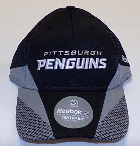 Reebok Pittsburgh Penguins Flexfit Practice Hat Tamanho S/M M256Z