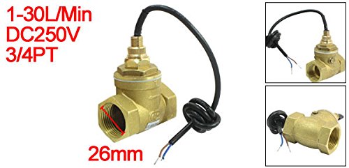 CC 250V 70W 1-30L/MIN 3/4PT em linha Tipo de água ajustável, interruptor de fluxo de água Sen-DB20