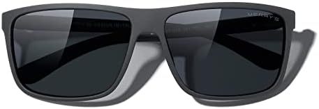 Óculos de sol esportivos polarizados retangulares de Merry para homens Mulheres Cicling Driving Fishing UV400 Protection