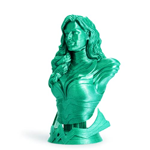 Ziro PLA GLITTER FILAMENTO 1,75MM, 3D PLAIÇÃO PLA-DIAMOND Series 1.75 1kg, precisão dimensional +/- 0,05mm, Diamond Green