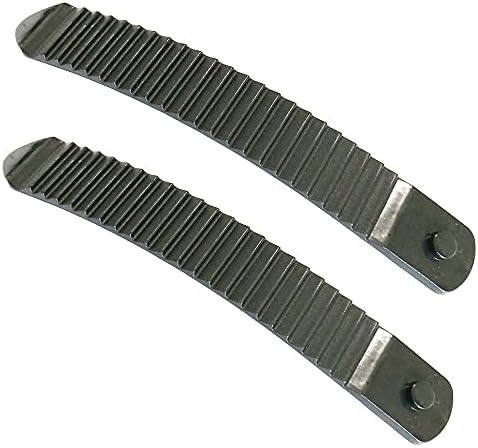 Um par de comprimento de 182 mm/161mm de peças de ligação ao tornozelo/dedo do dedo do pé para sapatos de snowboard preto