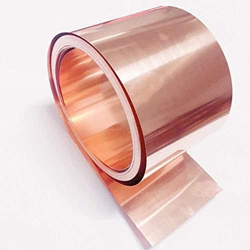 Yiwango Folha de cobre Folha de cobre Metal Metal Placa de papel alumínio Rolo 99,9% Cu Faixa de cobre Fácil de ser cortada