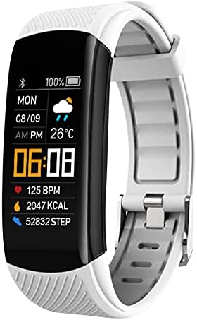 Byikun Smart Watches for Men Mulheres, rastreadores de atividades e smartwatches com monitor de pressão arterial de frequência