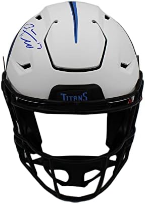 Ryan Tannehill autografado/assinado Tennessee Speed ​​Flex Authentic Helmet