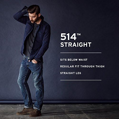 Os jeans retos de 514 fit de Levi's Men's 514