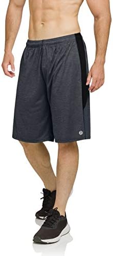 MENINO MENINO MUDENTE Wicking ativo atlético shorts com bolsos - 5 pacote