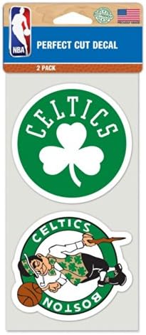 WinCraft NBA Boston Celtics Perfect Cut Decal, 4 x 4