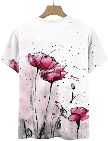 Tampas de tamanho grande para mulheres formais, mulheres blush tops redondos de camiseta elegante camisetas para mulheres na moda