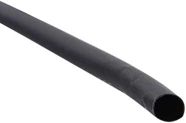 Tubulação de encolhimento de calor diâmetro encolhida de tubo de 3 mm 5m para pescar cabo de fio de cabo articulação preto preto