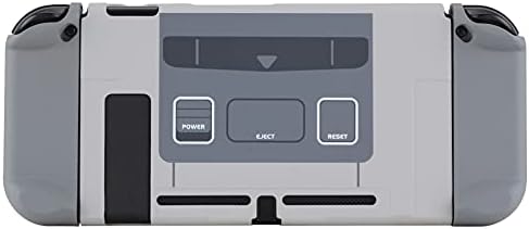 Tampa de caixa de proteção de Playvital Extremerate para Nintendo Switch, Caps de aperto de polegar para Joycon - SFC SNES Classic
