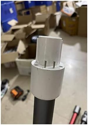 Hidiz Metal Connecando Hibeis de reposição Acessórios compatíveis com Dreame V9 Pro Vacuum Cleaner Aluminium Extension Haste White
