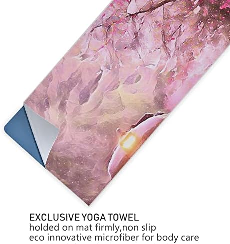 Aunhenstern Yoga Blanket Japanese-Cherry-Blossom-Rink Yoga Tootes Yoga Mat Toalha