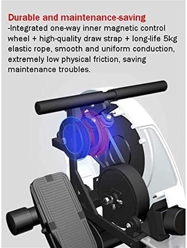 Máquinas de remo mgizljj, máquina de remo, resistência magnética Multifuncional Equipamento de fitness interno, pode ser armazenado