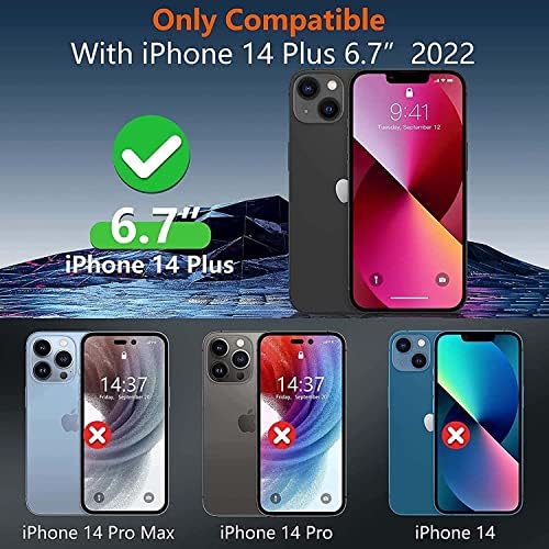 Neyens Magnetic Buckle Folio Stand Phone Case, para Apple iPhone 14 Plus Caso 2022 IMITATION CATERLA DE CATADEL