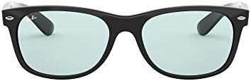 RAY-BAN RB2132F NOVO WAYFARER LOW BRIDGE FIX STARD SUNGLESSS, preto/azul cinza, 55 mm