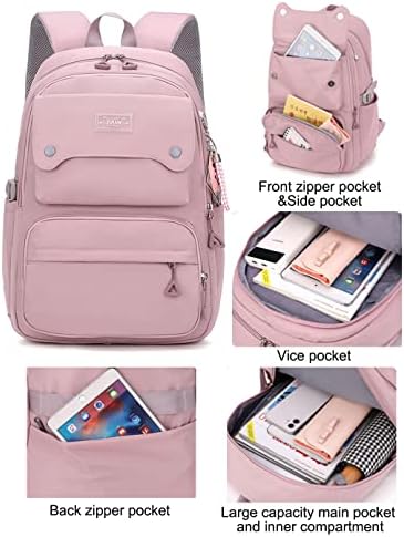 Jiayou adolescente meninas adolescentes mochilas casuais high school do ensino médio feminino diário de viagem para laptop