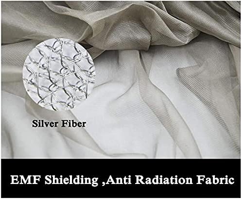 DMWMD EMF FARADAY NETE DE CONDEÇÃO EMI/RF Bloqueando a rede de gaze de fibra de prata para blindagem de cortina de blindagem,