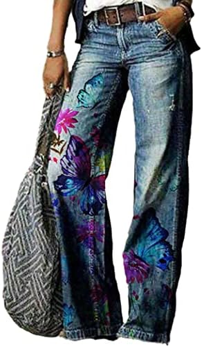 Calças de carga uktzfbctw roupas de primavera roupas femininas impressão estilo étnico streetwear casual outono elegante