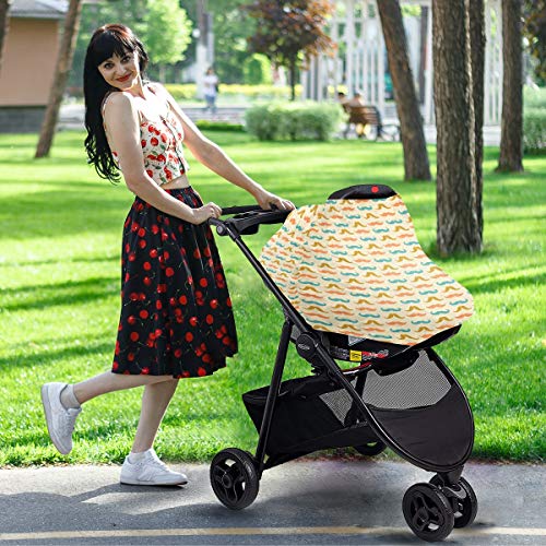 Bigaches Pais Presente Capas de assento de carro para bebês - Capolo de carrinho de enfermagem e coberturas de amamentação,