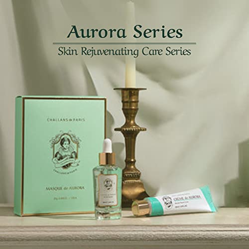 Challans de Paris Aurora série, conjunto de crème, ampoule, máscara