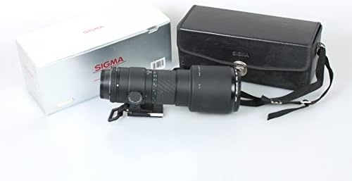 400mm F5.6 Sigma apo MF Lente telefoto na caixa e caso