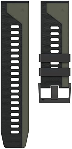 AMSH 22 26mm Quickfit Smart Watch Band Strap para Garmin Fenix ​​7 7x 6 6x Pro 5x 5 mais 3HR D2 935 945 Pulseira de pulseira de silicone