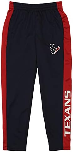 Listra lateral de meninos jovens da NFL Outerstuff Pant slim fit Performance, variação da equipe