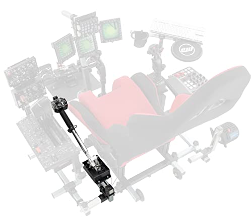 Simfab Flight Sim Add-On Kit Universal Helicopter Collective Bracket Configuration 11 Compatível com coletivos de Winwing,