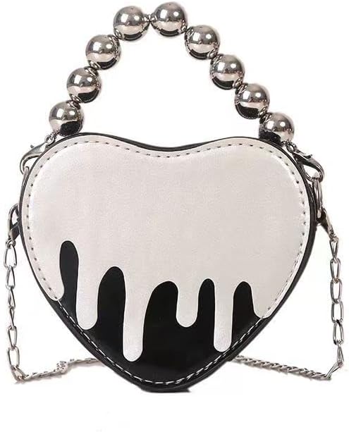 Fonettos Mini Jelly Purse, Girls Mini Bag Children Small Crossbody Purse Kid com corrente de ouro