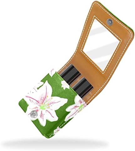 Oryuekan maquiagem batom titular mini bolsa de viagem bolsa cosmética, organizador com espelho para uma festa de