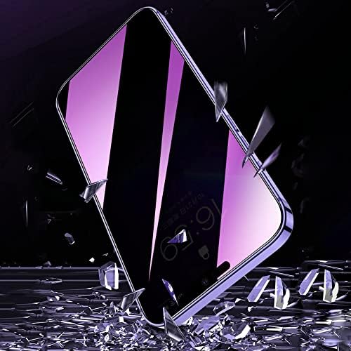 Westillux compatível com iPhone 14 Pro Max Mirror Tela Protetor Privacidade Privacidade Vidro temperado Anti-Bluelight Film colorido Anti-arranhão Proteção ocular anti-Spy HD livre HD Clear 6,7 polegadas 2 Pacote