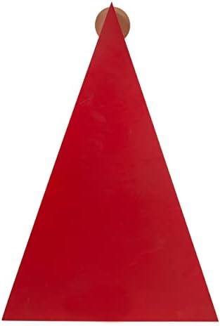 Kurt S. Adler Kurt Adler de 19,7 polegadas Triangular Papai Noel Calendário do Advento do Calender, vermelho