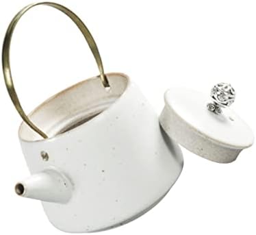 Decoração de escritório de cabilock decoração vintage bule de cerâmica chaleira de chá vintage: porcelana pane de chá osso china pane