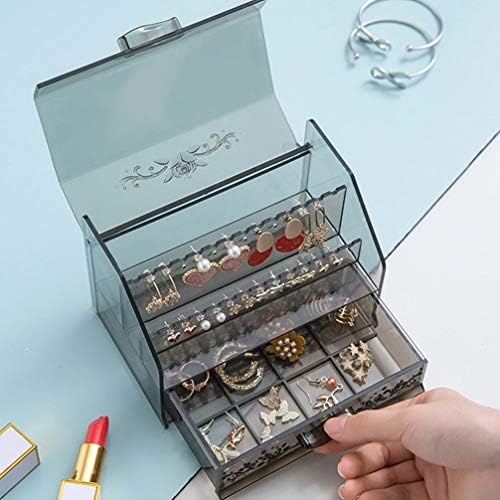Caixa de jóias de breol de cabilock Caixa de jóias Caixa de jóias Organizador de maquiagem de jóias de acrílico Caspa de joias