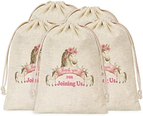 Bolsas de festa, a festa temática de cavalos favorece sacolas, suprimentos de festa, presentes de doces tratam sacolas de presente