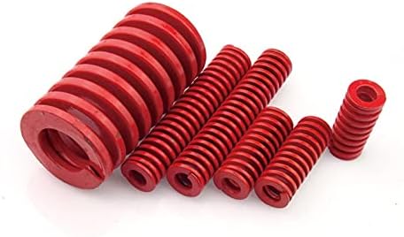 As molas de compressão são adequadas para a maioria dos reparos I 1PCS Die mola vermelha de carimbo de carga média, usada para montagem de hardware OD 20mm ID de 10 mm de comprimento 20mm-300mm