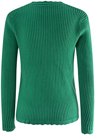 Camisola Sexy Fragarn para Mulheres, Ladies Sweater Moda Solid Color Color V Lace Slim Fit Kniting Bottoming camisa