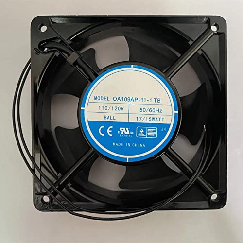 Para OA109AP-11-1TB 110/2010V 17/15W 12cm de ventilador axial AC de 2 fios