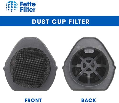 Filtro Fette - Filtro de copo de poeira Compatível com modelos de aspiradores portáteis de lítio sem fio de tubarão Modelos de